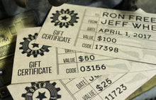 GIFT CERTIFICATE